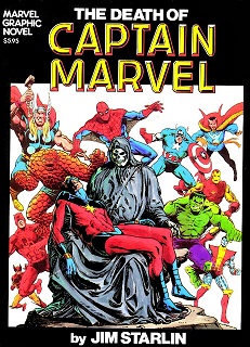 'The Death of Captain Marvel' cover