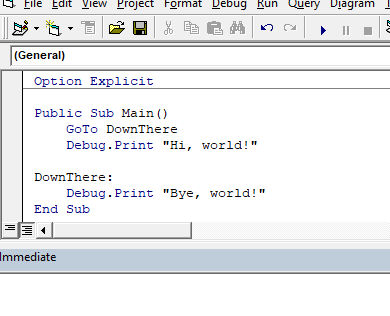 Visual Studio IDE running code